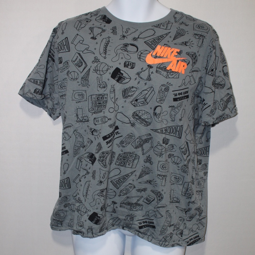 The Nike Tee Nike Air Grey Graphic Tee Size XL